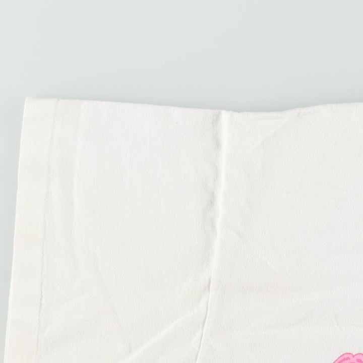 90'S Pink Panther character print T-shirt, men's size L equivalent, vintage. unclear white type Vintage Second Hand