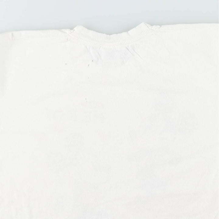 90'S Mickey & Co. MICKEY MOUSE character print T-shirt, Made in USA, Men's XL equivalent, Vintage cotton white type Vintage Second Hand