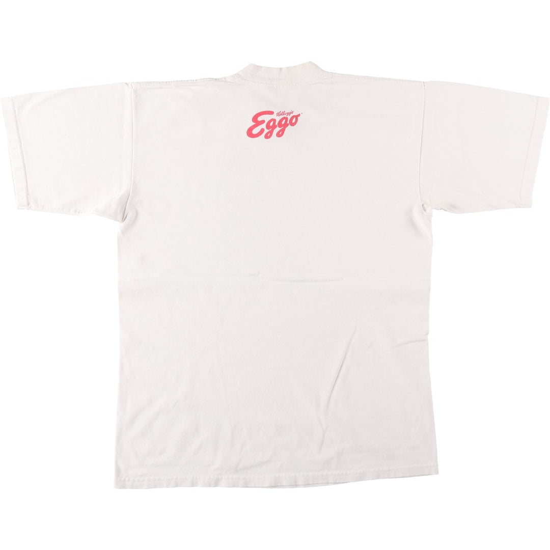 2000'S All Sport Cartoon Network Kellogg's Character Print T-Shirt (Men's Size M) cotton white type Vintage Second Hand