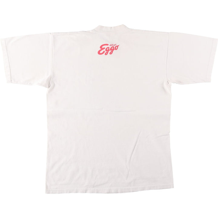 2000'S All Sport Cartoon Network Kellogg's Character Print T-Shirt (Men's Size M) cotton white type Vintage Second Hand