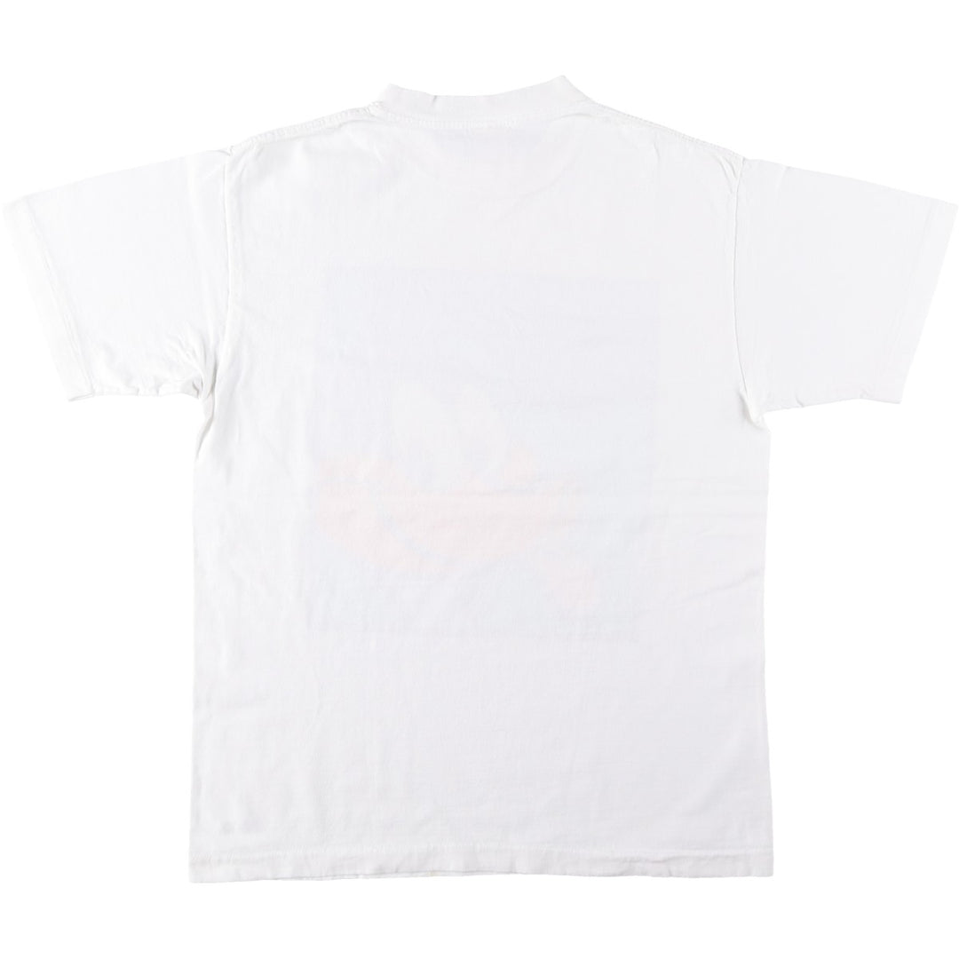 90'S ACME CLOTHING Co. Looney Tunes Road Runner Character Print T-Shirt, Made in USA, Men's Size L (approx.) cotton white type Vintage Second Hand