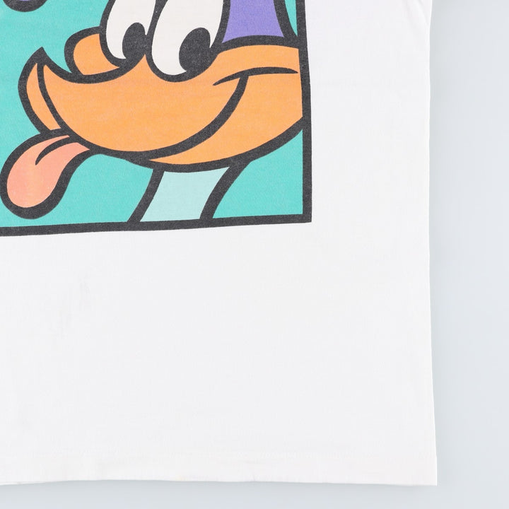 90'S ACME CLOTHING Co. Looney Tunes Road Runner Character Print T-Shirt, Made in USA, Men's Size L (approx.) cotton white type Vintage Second Hand