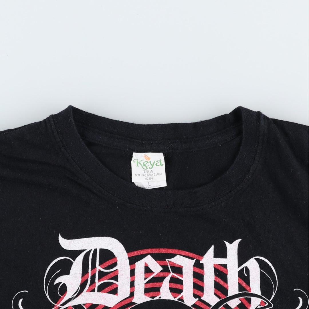 Keya SOUL EATER Death the Kid Anime Character Print T-Shirt (Men's Size L) cotton black type Vintage Second Hand
