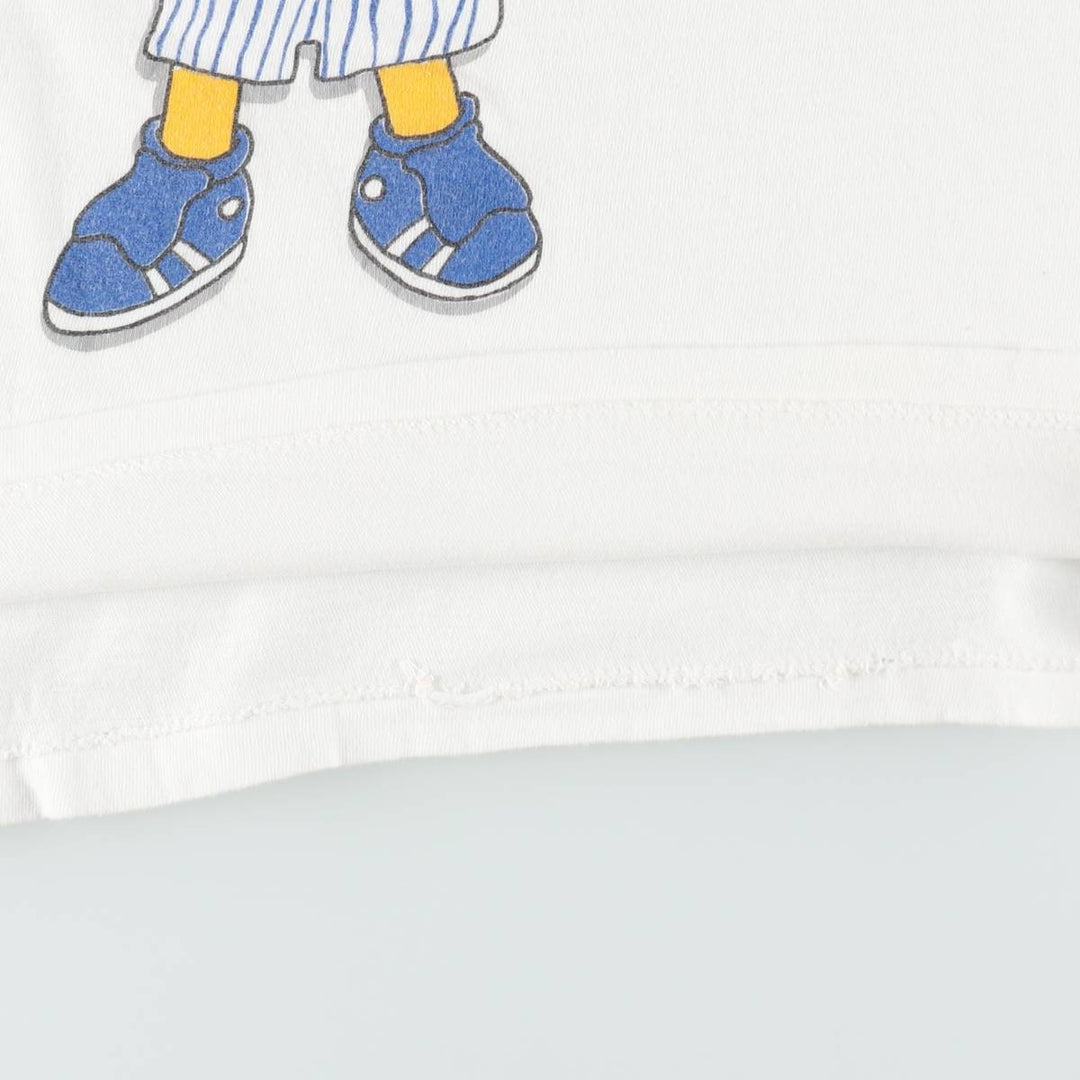 90'S THE SIMPSONS Bart Character Print T-Shirt, Men's Size S (Equivalent), Vintage unclear white type Vintage Second Hand