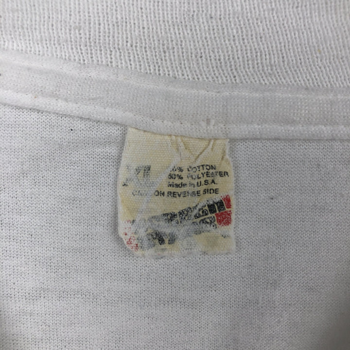 80s-90'S Screen Stars Newport Advertising T-Shirt, Made in USA, Men's XL equivalent, Vintage cotton white type Vintage Second Hand