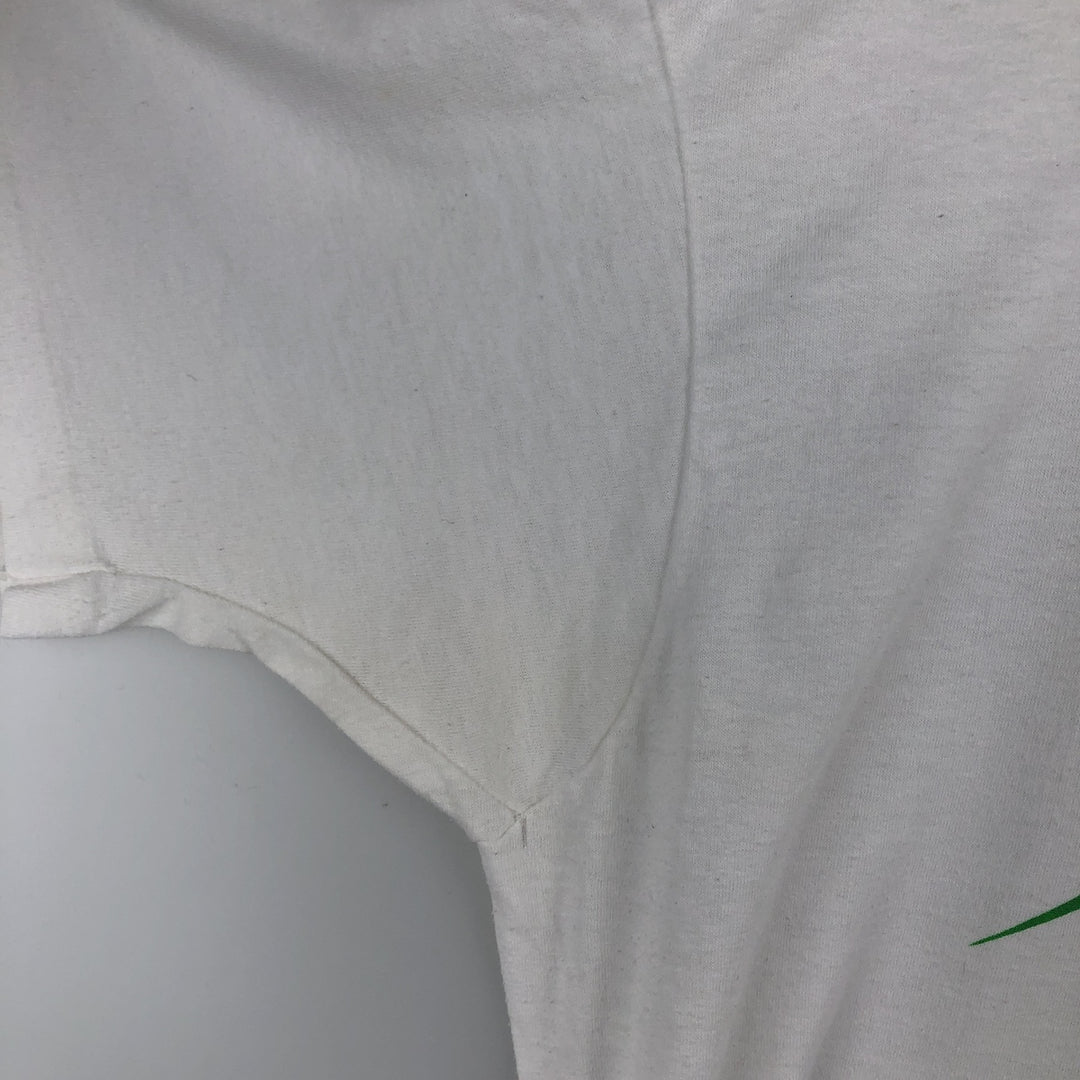80s-90'S Screen Stars Newport Advertising T-Shirt, Made in USA, Men's XL equivalent, Vintage cotton white type Vintage Second Hand