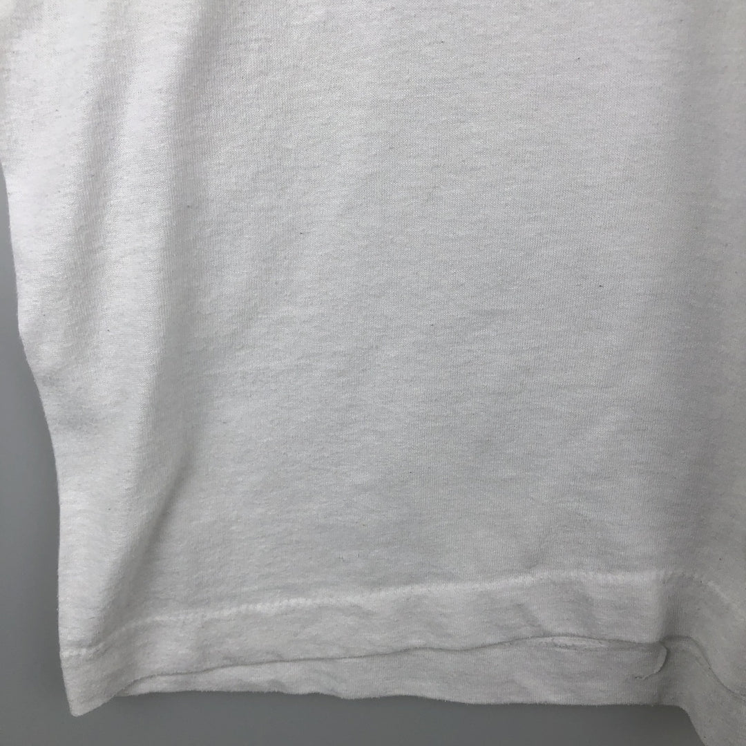 80s-90'S Screen Stars Newport Advertising T-Shirt, Made in USA, Men's XL equivalent, Vintage cotton white type Vintage Second Hand