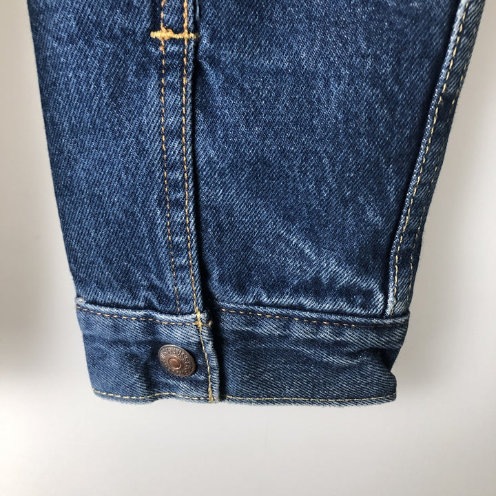 Levi's Premium Padded Denim Boa Jacket, Men's Size L (approx.) cotton blue type Vintage Second Hand
