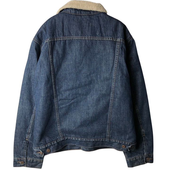 2000'S Levi's 70520 Padded Denim Boa Jacket, Men's Size L (approx.) cotton blue type Vintage Second Hand