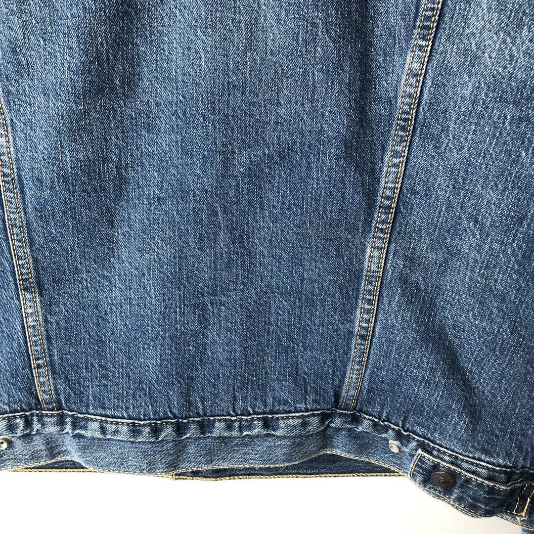 Levi's PREMIUM Padded Denim Boa Jacket, Size L (Men's equivalent to size L) cotton blue type Vintage Second Hand