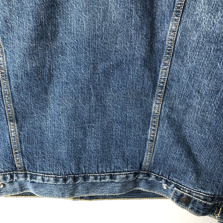 Levi's PREMIUM Padded Denim Boa Jacket, Size L (Men's equivalent to size L) cotton blue type Vintage Second Hand