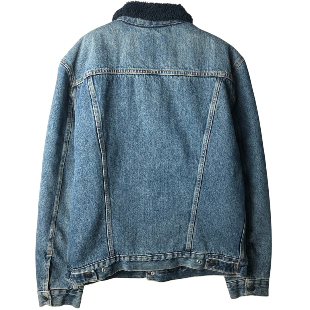 Levi's padded denim jacket, size L, men's cotton blue type Vintage Second Hand