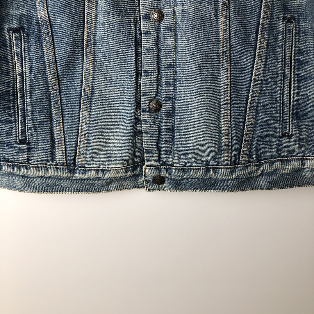 Levi's padded denim jacket, size L, men's cotton blue type Vintage Second Hand