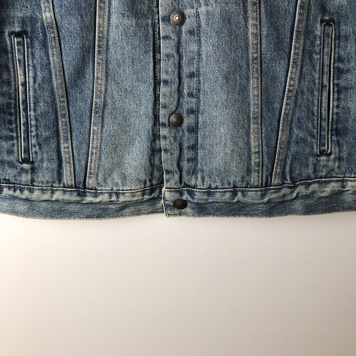 Levi's padded denim jacket, size L, men's cotton blue type Vintage Second Hand