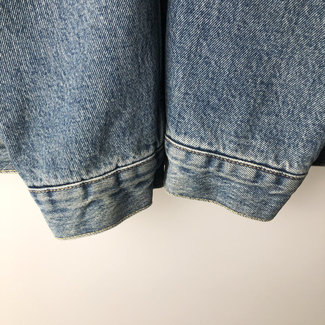 Levi's padded denim jacket, size L, men's cotton blue type Vintage Second Hand