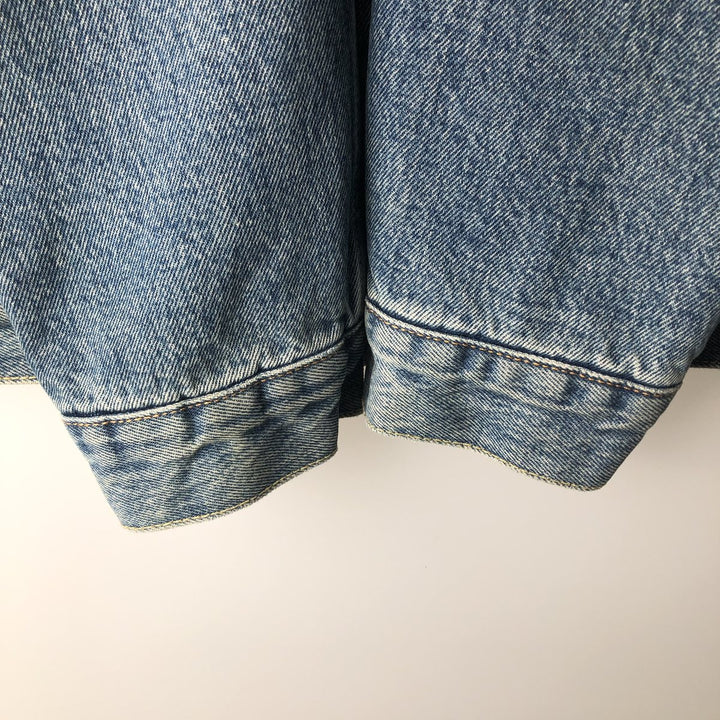 Levi's padded denim jacket, size L, men's cotton blue type Vintage Second Hand