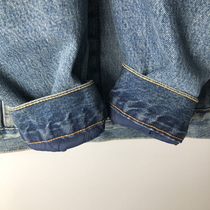 Levi's padded denim jacket, size L, men's cotton blue type Vintage Second Hand