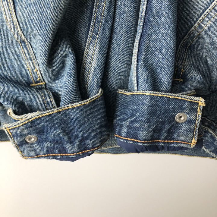 Levi's padded denim jacket, size L, men's cotton blue type Vintage Second Hand