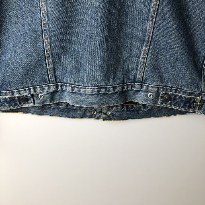 Levi's padded denim jacket, size L, men's cotton blue type Vintage Second Hand