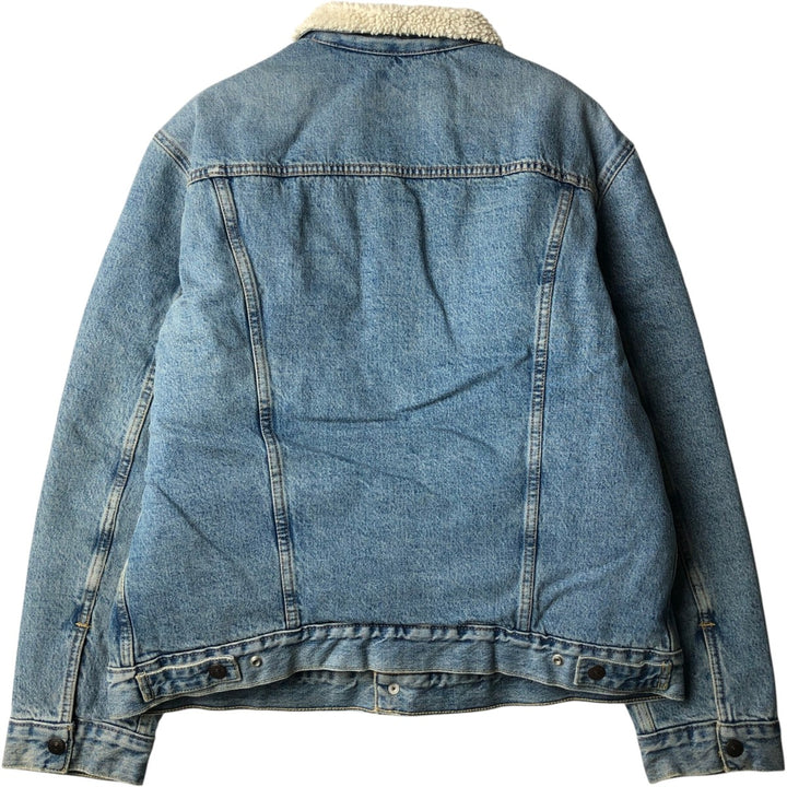 Levi's padded denim jacket, size L, men's cotton blue type Vintage Second Hand