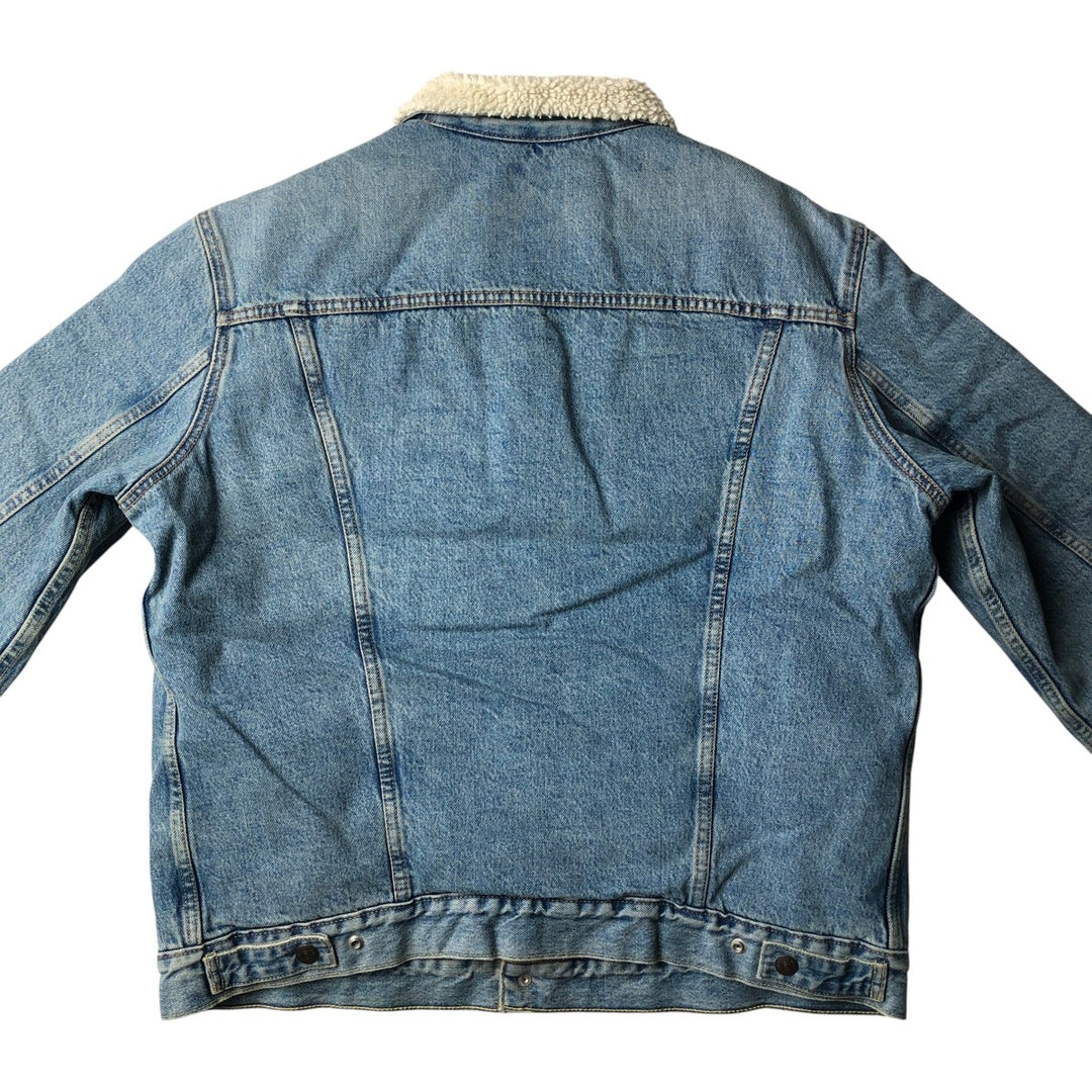 Levi's padded denim jacket, size L, men's cotton blue type Vintage Second Hand