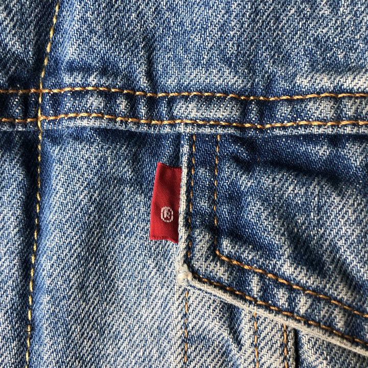 Levi's padded denim jacket, size L, men's cotton blue type Vintage Second Hand
