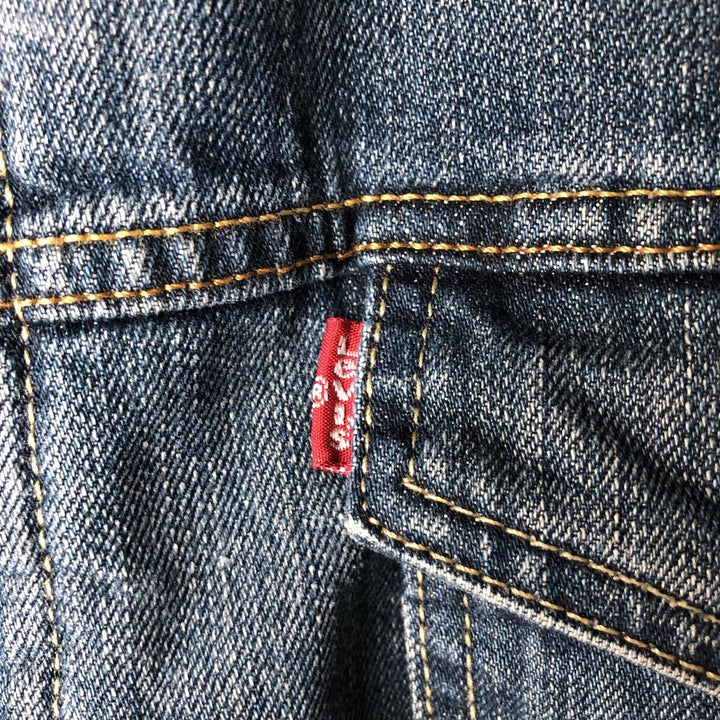 2000'S Levi's 71550-0439 Euro Model Denim Boa Jacket, Men's Size XL (approx.) cotton blue type Vintage Second Hand