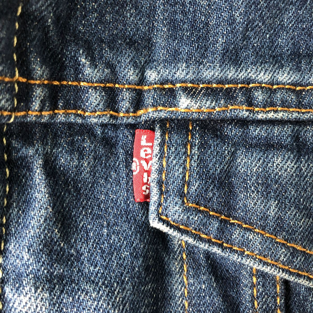 Levi's Padded Denim Jacket, Men's Size XL cotton blue type Vintage Second Hand