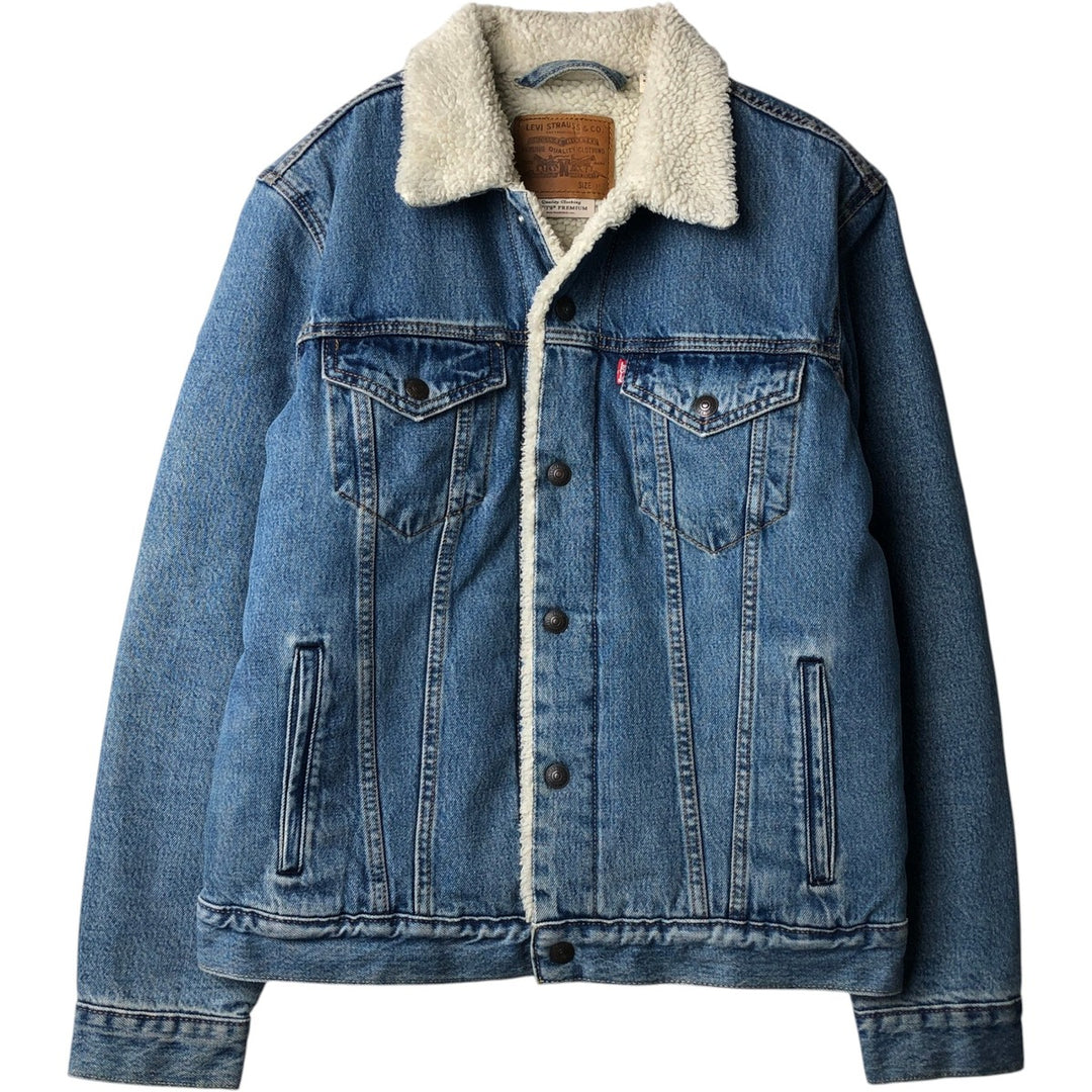 Levi's LEVI'S PREMIUM padded denim jacket, size M, men's cotton blue type Vintage Second Hand