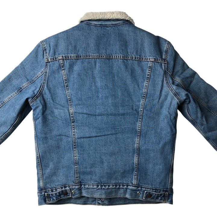 Levi's LEVI'S PREMIUM padded denim jacket, size M, men's cotton blue type Vintage Second Hand