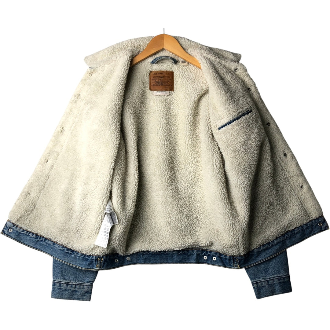 Levi's LEVI'S PREMIUM padded denim jacket, size M, men's cotton blue type Vintage Second Hand