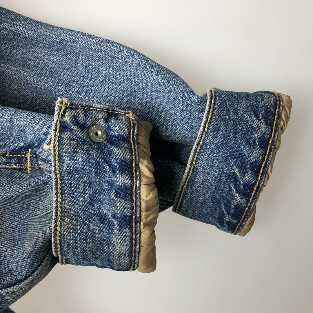 Levi's LEVI'S PREMIUM padded denim jacket, size M, men's cotton blue type Vintage Second Hand