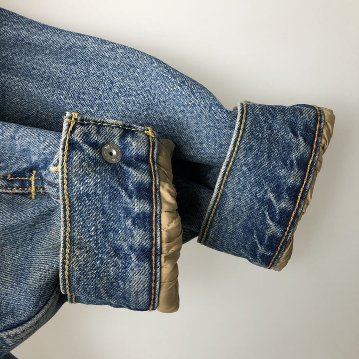 Levi's LEVI'S PREMIUM padded denim jacket, size M, men's cotton blue type Vintage Second Hand