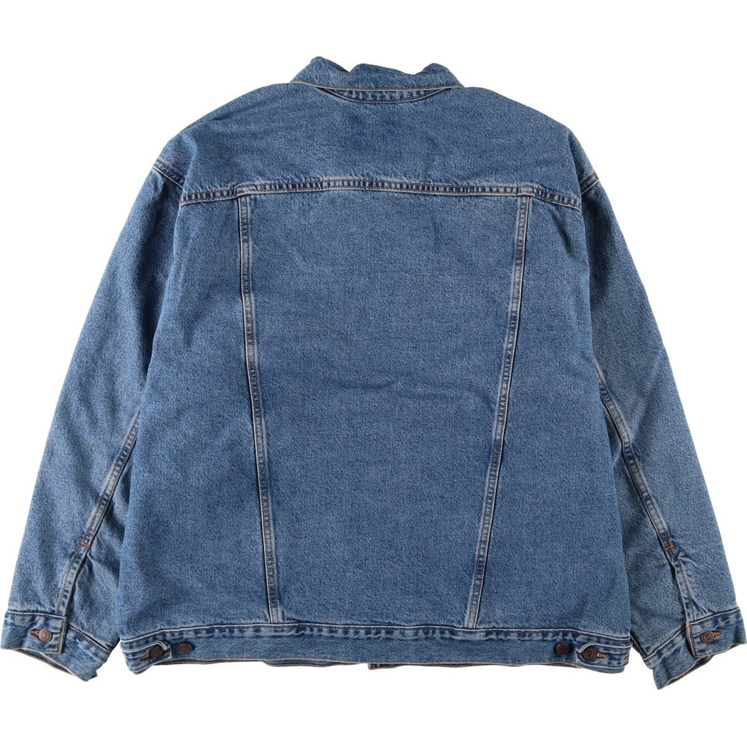 1990'S Levi's 70614-0389 Denim Jacket, Men's XXL equivalent, Vintage cotton blue type Vintage Second Hand