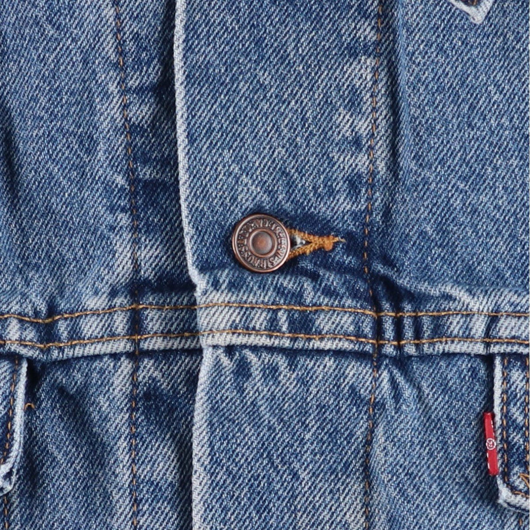 1990'S Levi's 70614-0389 Denim Jacket, Men's XXL equivalent, Vintage cotton blue type Vintage Second Hand