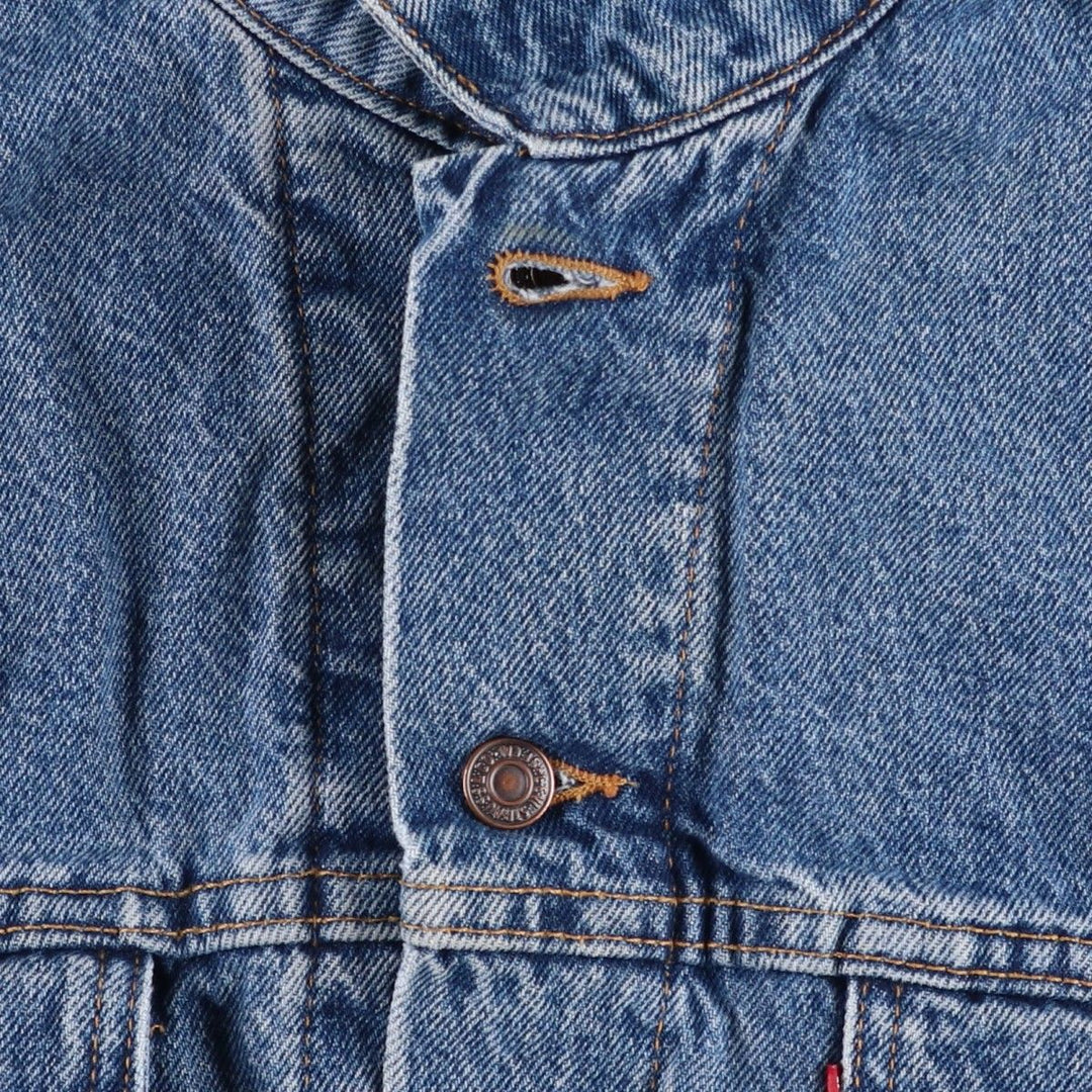 1990'S Levi's 70614-0389 Denim Jacket, Men's XXL equivalent, Vintage cotton blue type Vintage Second Hand