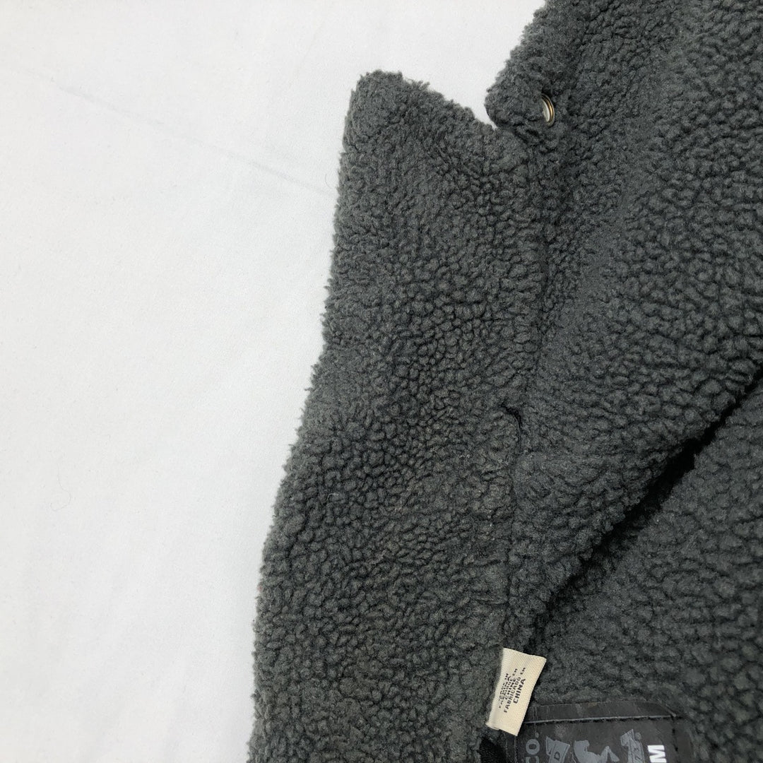 Levi's padded black denim fleece jacket, men's size M. cotton black type Vintage Second Hand
