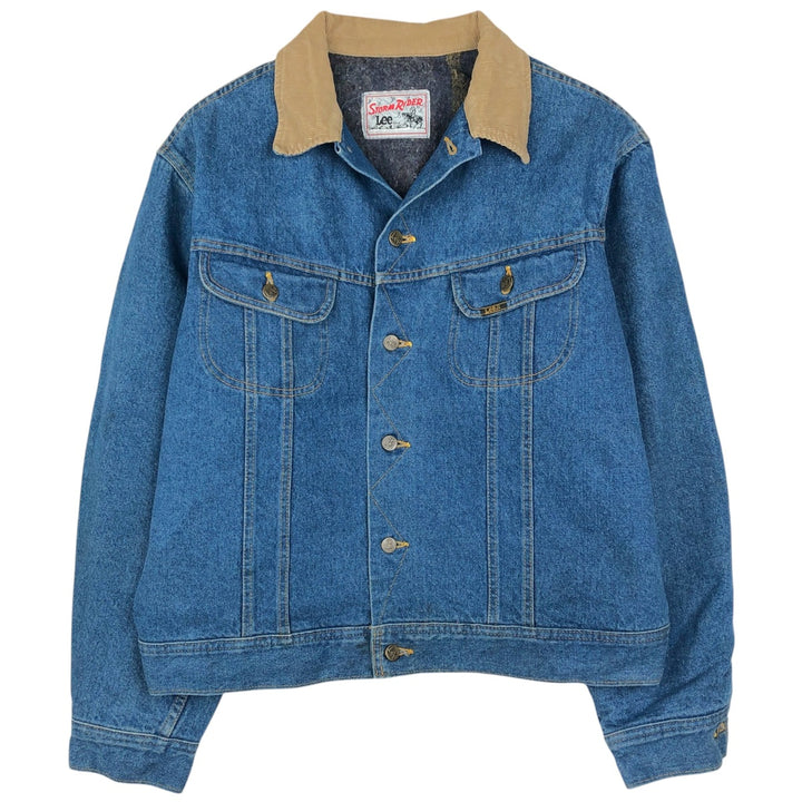 70s-80'S Lee Storm Rider denim jacket, men's size XL equivalent, vintage. cotton blue type Vintage Second Hand