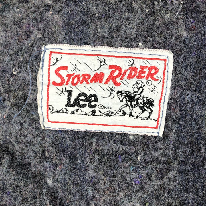 70s-80'S Lee Storm Rider denim jacket, men's size XL equivalent, vintage. cotton blue type Vintage Second Hand
