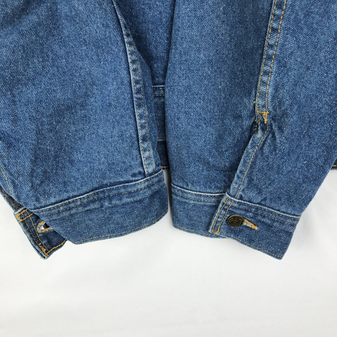 70s-80'S Lee Storm Rider denim jacket, men's size XL equivalent, vintage. cotton blue type Vintage Second Hand