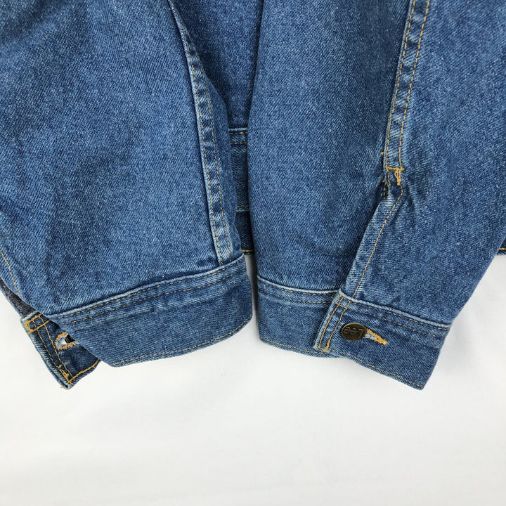 70s-80'S Lee Storm Rider denim jacket, men's size XL equivalent, vintage. cotton blue type Vintage Second Hand