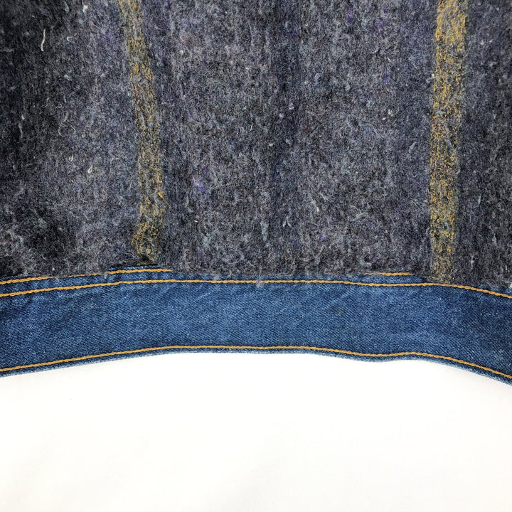 70s-80'S Lee Storm Rider denim jacket, men's size XL equivalent, vintage. cotton blue type Vintage Second Hand
