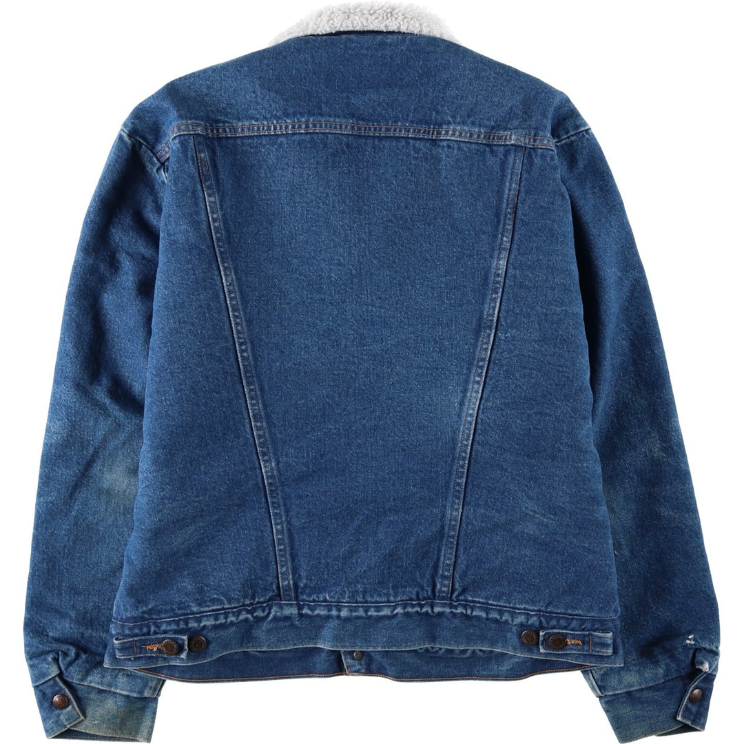 Wrangler padded denim fleece jacket, men's size L (approx.), vintage. unclear blue type Vintage Second Hand