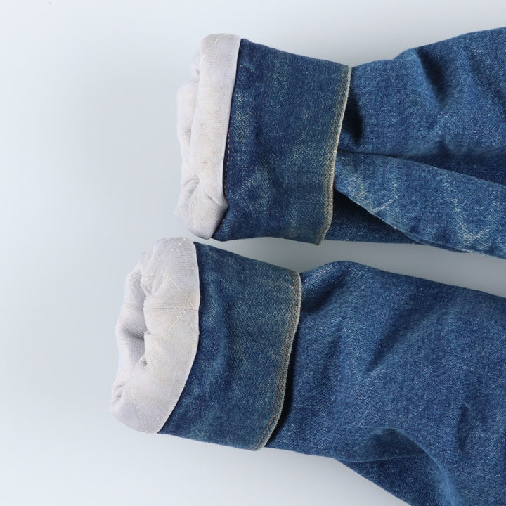 Wrangler padded denim fleece jacket, men's size L (approx.), vintage. unclear blue type Vintage Second Hand