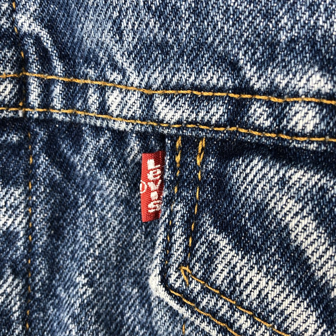 ~90'S Levi's 70417-0814 Denim Jacket, Made in USA, Men's Size L (approx.), Vintage cotton blue type Vintage Second Hand