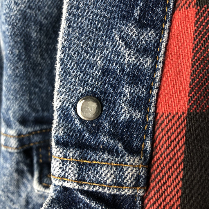 ~90'S Levi's 70417-0814 Denim Jacket, Made in USA, Men's Size L (approx.), Vintage cotton blue type Vintage Second Hand