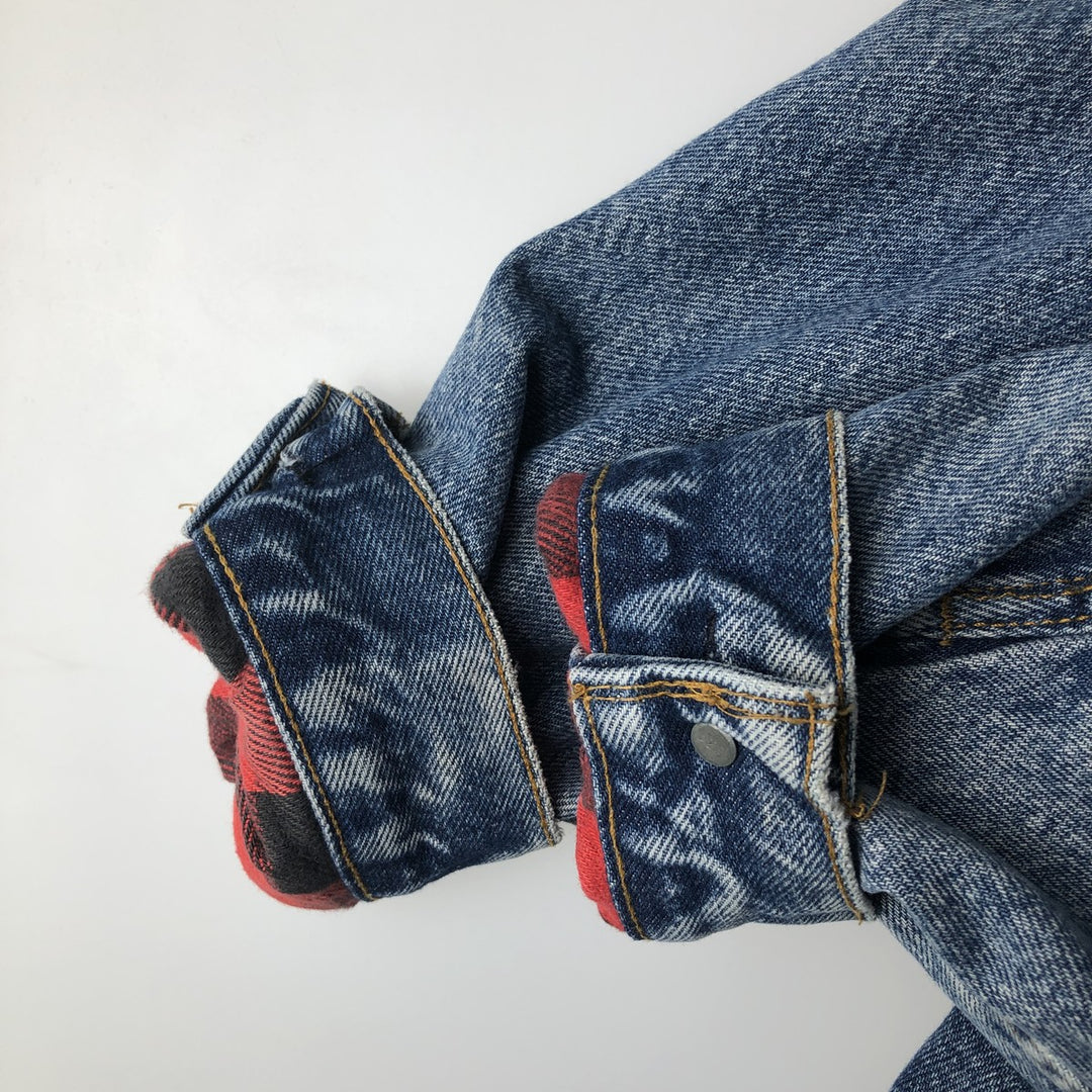 ~90'S Levi's 70417-0814 Denim Jacket, Made in USA, Men's Size L (approx.), Vintage cotton blue type Vintage Second Hand