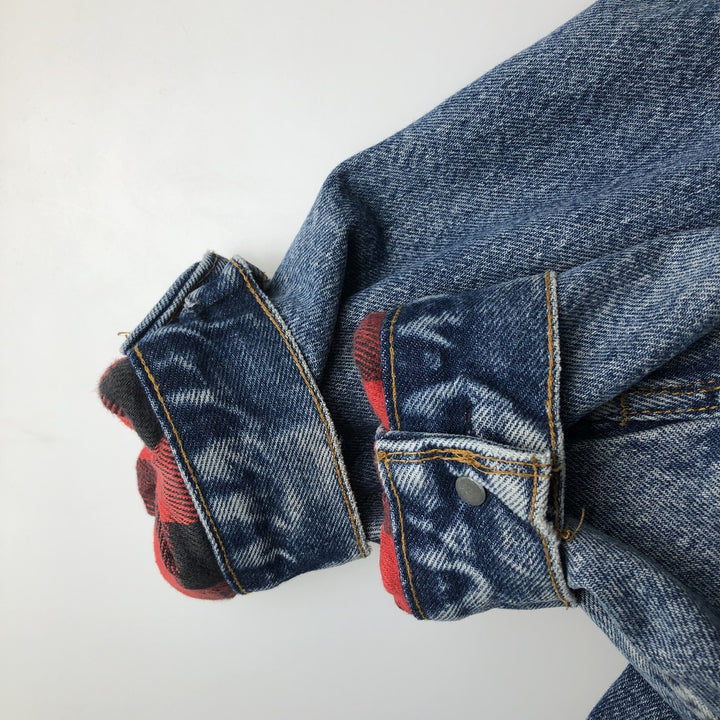 ~90'S Levi's 70417-0814 Denim Jacket, Made in USA, Men's Size L (approx.), Vintage cotton blue type Vintage Second Hand
