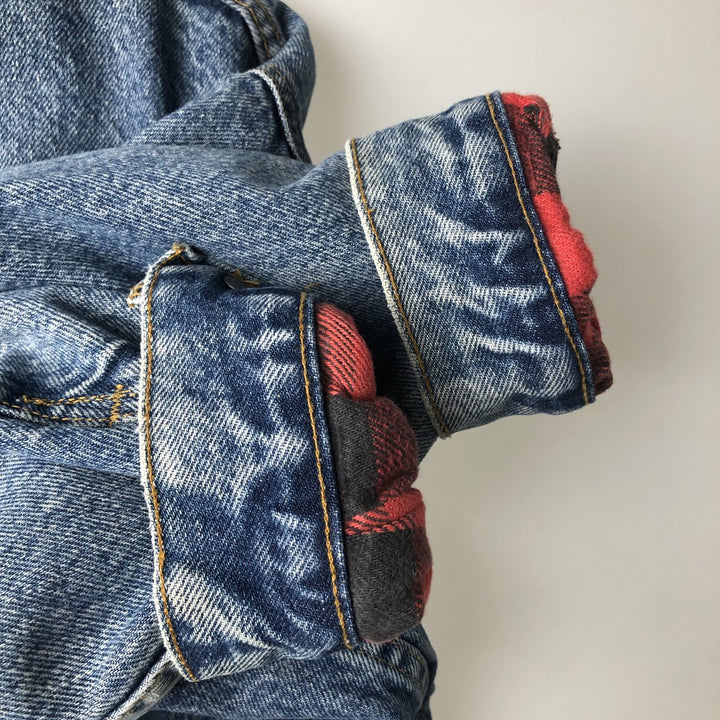 ~90'S Levi's 70417-0814 Denim Jacket, Made in USA, Men's Size L (approx.), Vintage cotton blue type Vintage Second Hand