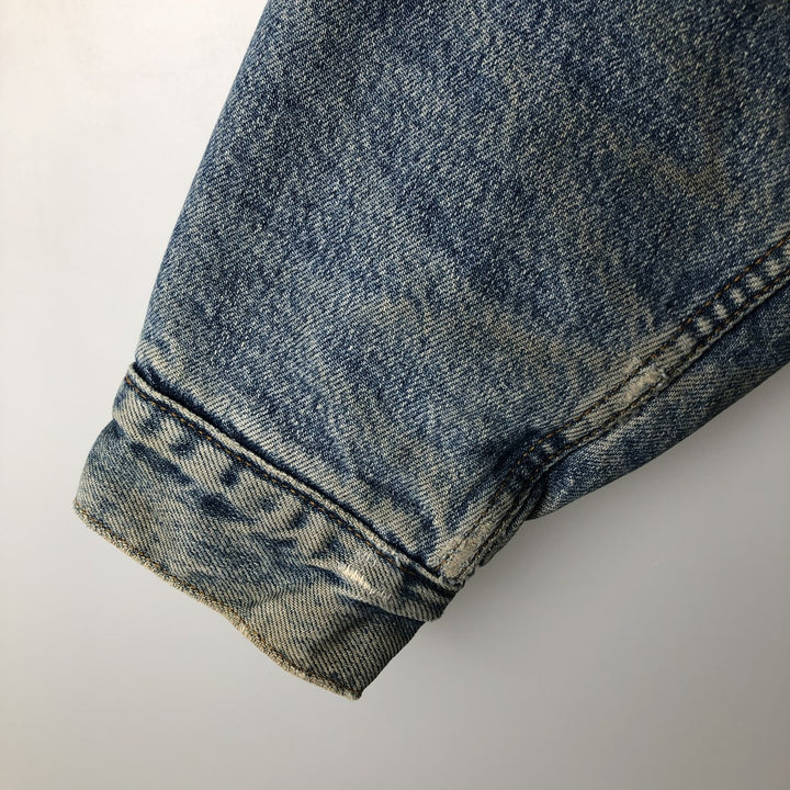 90'S Levi's 71500-0216 Denim Boa Jacket, Men's Size L, Vintage cotton blue type Vintage Second Hand